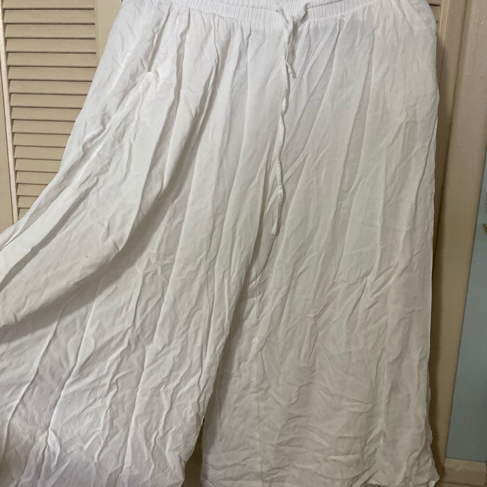 White Flowing Skirt